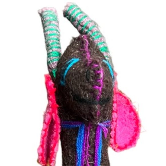 NWT! One-of-a-Kind Twoolies Handmade Wool Giraffe Retired 17" tall Vivid Plush - Picture 15 of 16